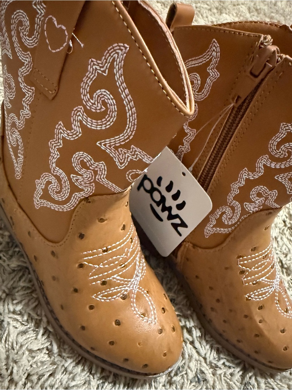 Pawz Girls Western Boots Size: 10
